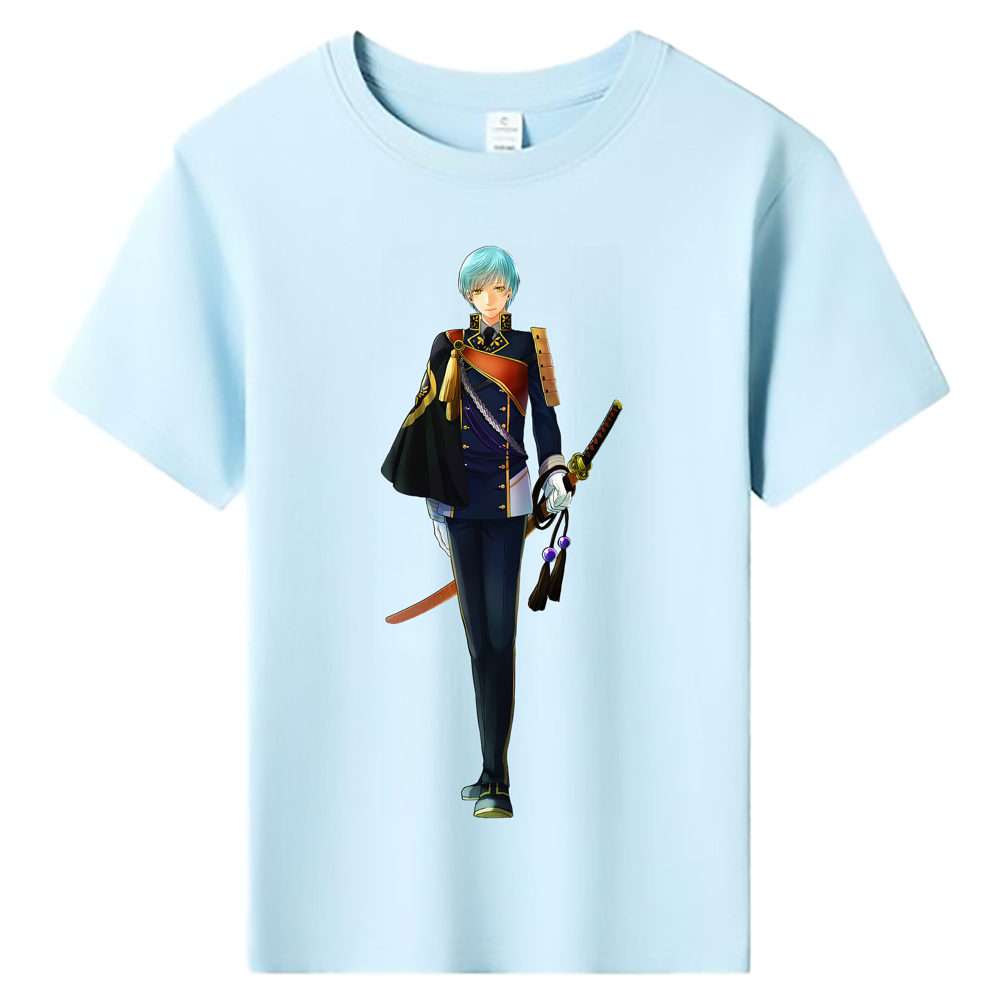 （画像用） 刀剣乱舞 Touken Ranbu 綿100％キッズTシャツ（フロントプリント）